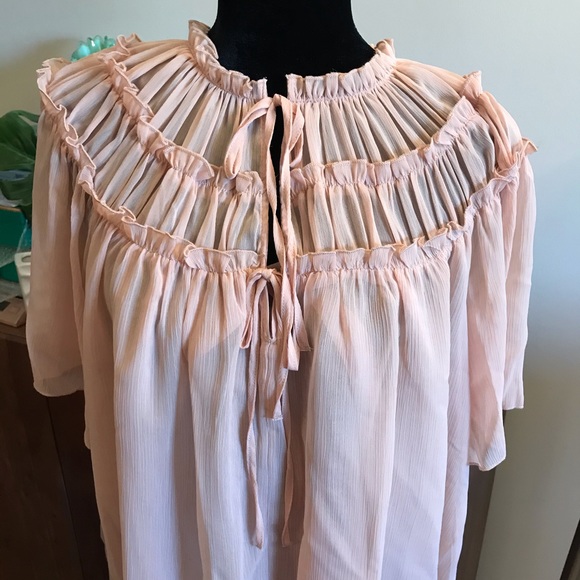 Zara Ruched Blouse - Picture 3 of 14